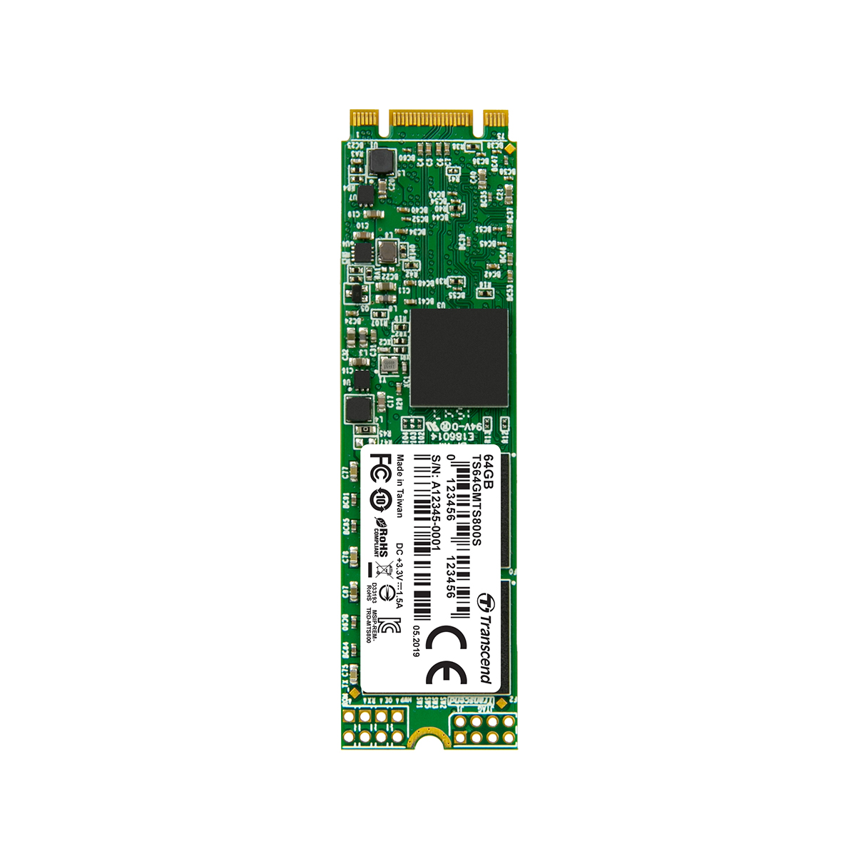 Transcend MTS800S M.2 64 GB Internal SSD