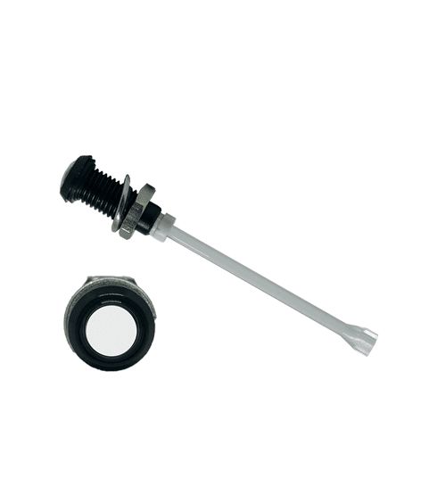 RHD-1640-F9P67PR Bivar, Panel Mount Vertical LED Light Pipe, Clear Round Lens
