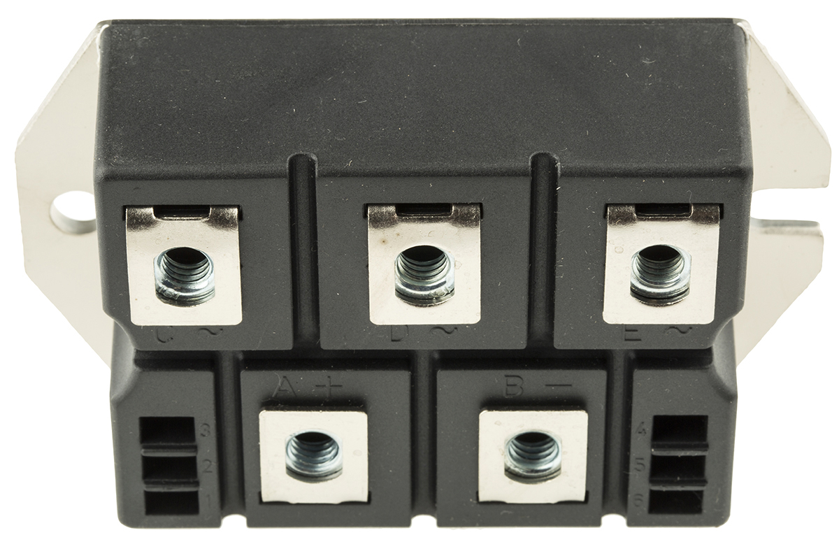 vuo110-16no7 IXYS Bridge Rectifier Module, 127A, 1600V, 3-phase, 5-Pin