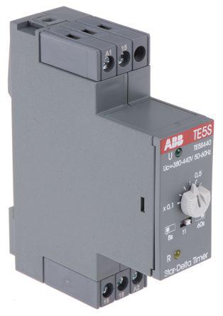 1sbn020010r1004 ABB Star Delta Single Timer Relay, Screw, 0.8 → 60 s, 380 → 440 V ac