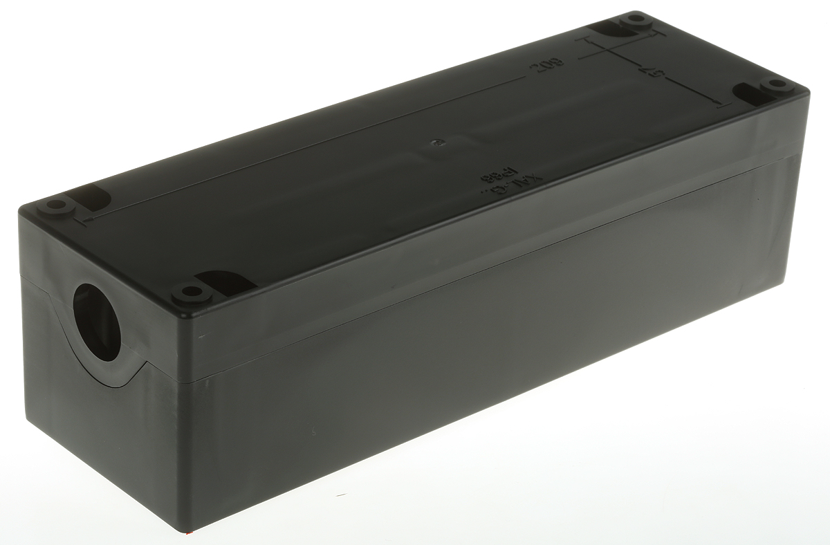xalg05 Schneider Electric Black Plastic Harmony XALG Push Button Enclosure - 5 Hole 22 mm Diameter