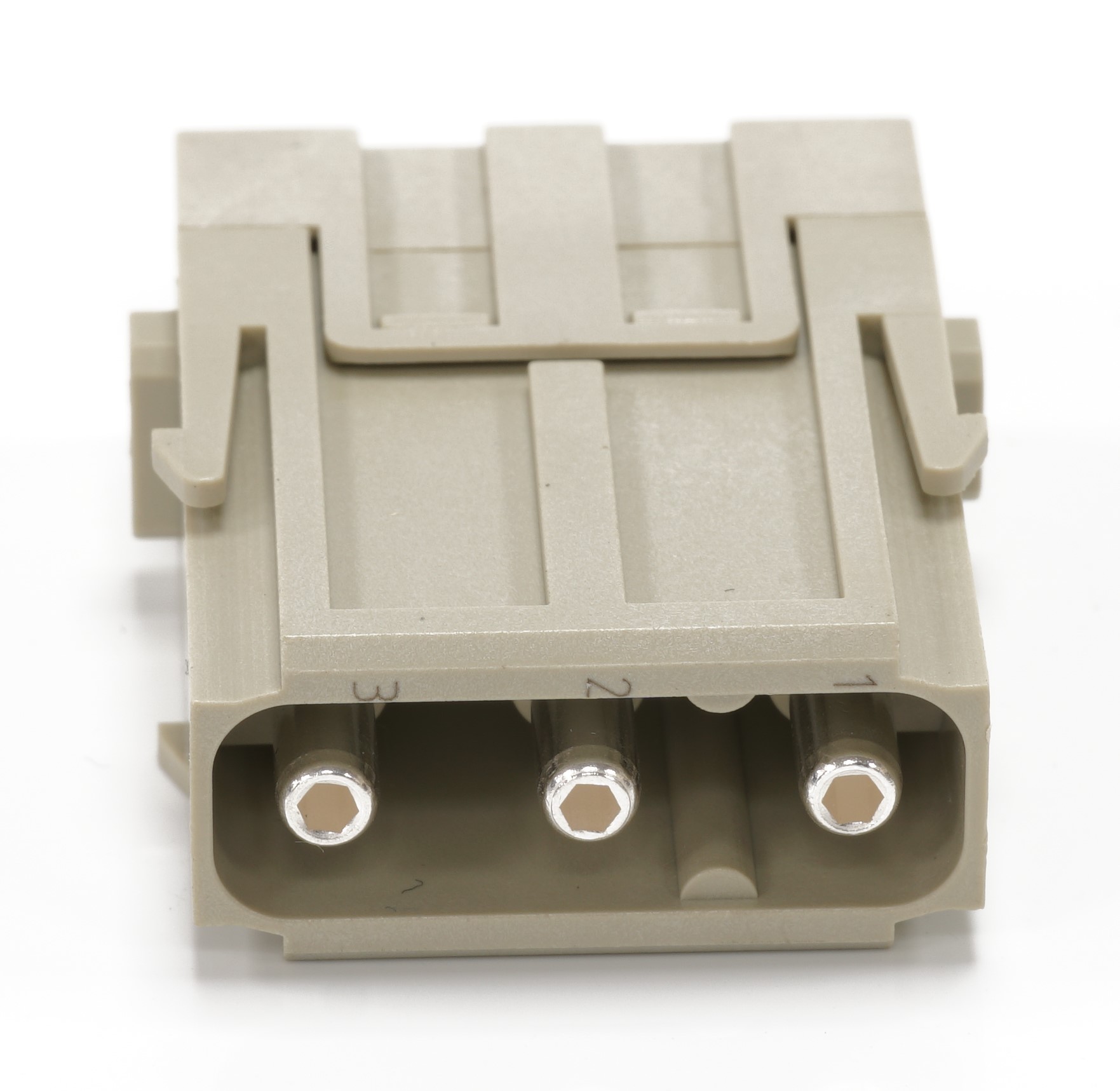 RS PRO Heavy Duty Power Connector Insert, 40A, Male, 3 Contacts