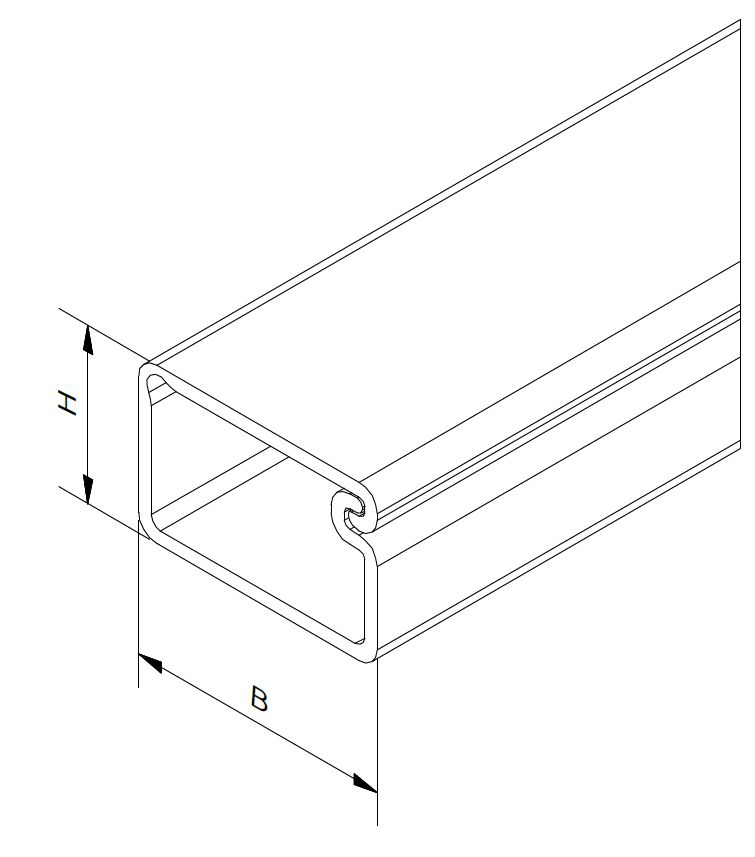 RS PRO White Mini Trunking Self-Adhesive, W10 mm x D10mm, L2m, PVC
