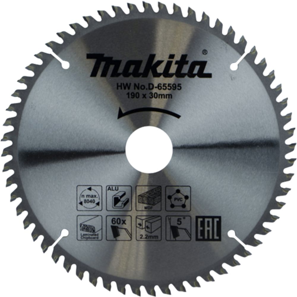 d-65595 Makita Circular Saw Blade, Pack of 1