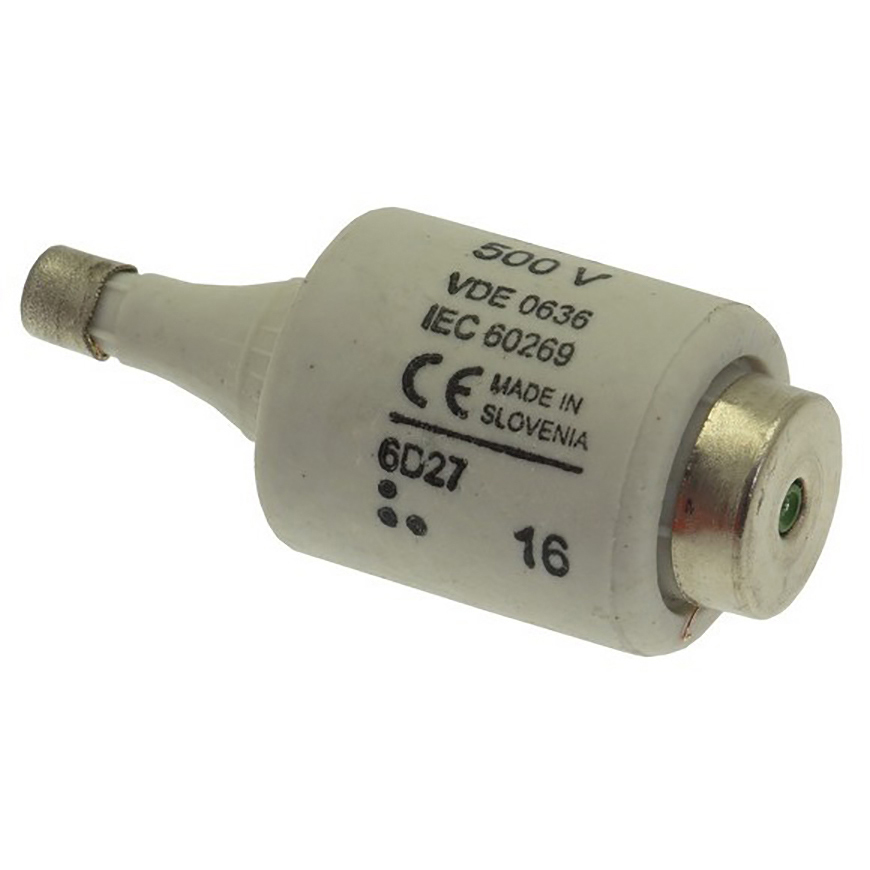 6d27 Eaton 6A D02 Diazed Fuse, 500V ac