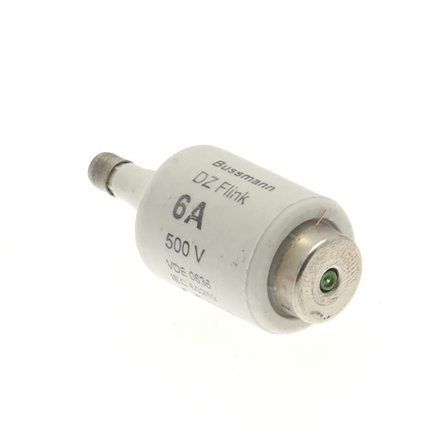 6d27q Eaton 6A D2 Bottle Fuse, E27 Thread Size, 500V ac