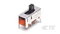 TE Connectivity Slide Switch Single Pole Three Throw On-On-On 400mA Extended
