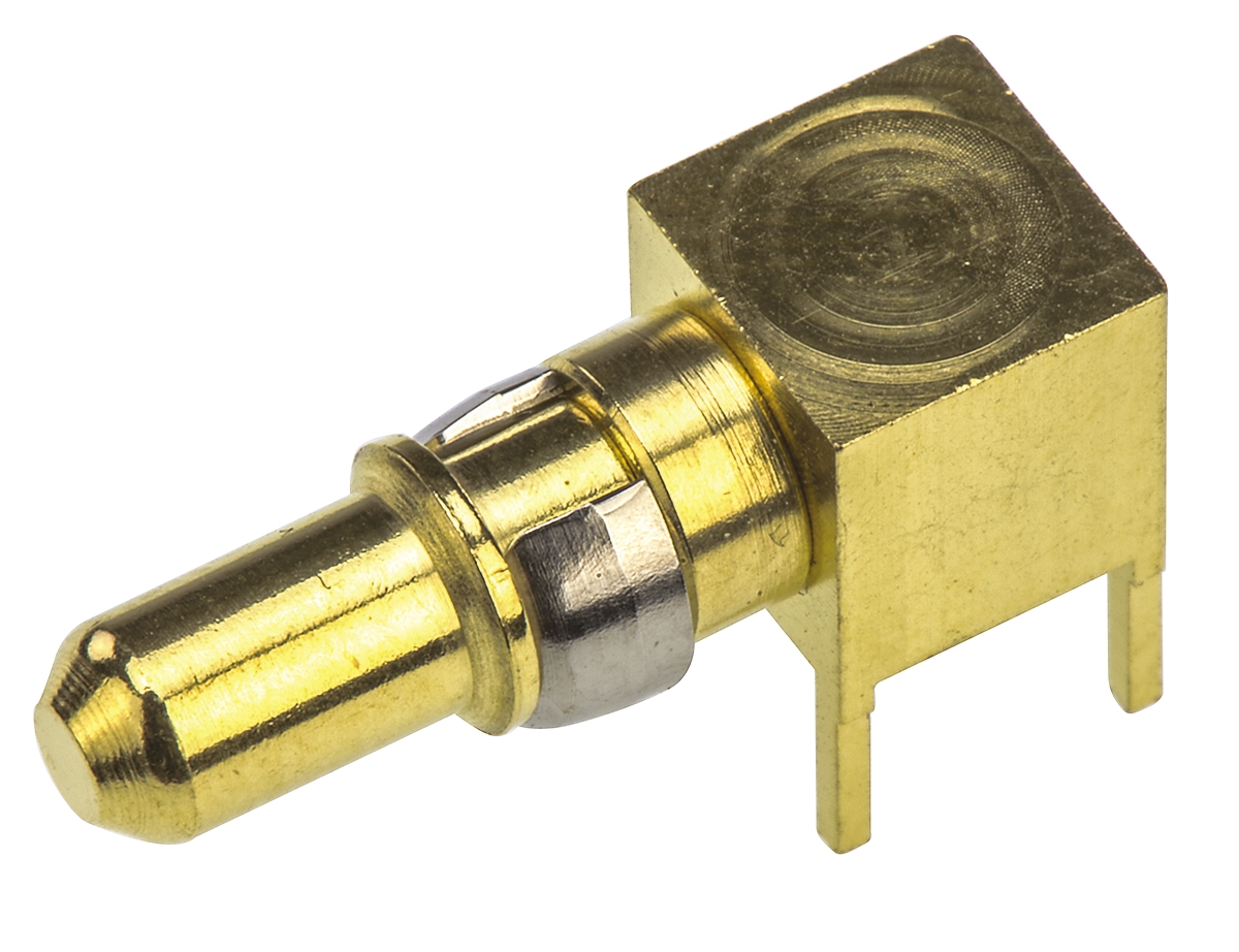 TE Connectivity DIN 41612 , Right Angle , Male Gold, Palladium , Brass , Backplane Connector Contact