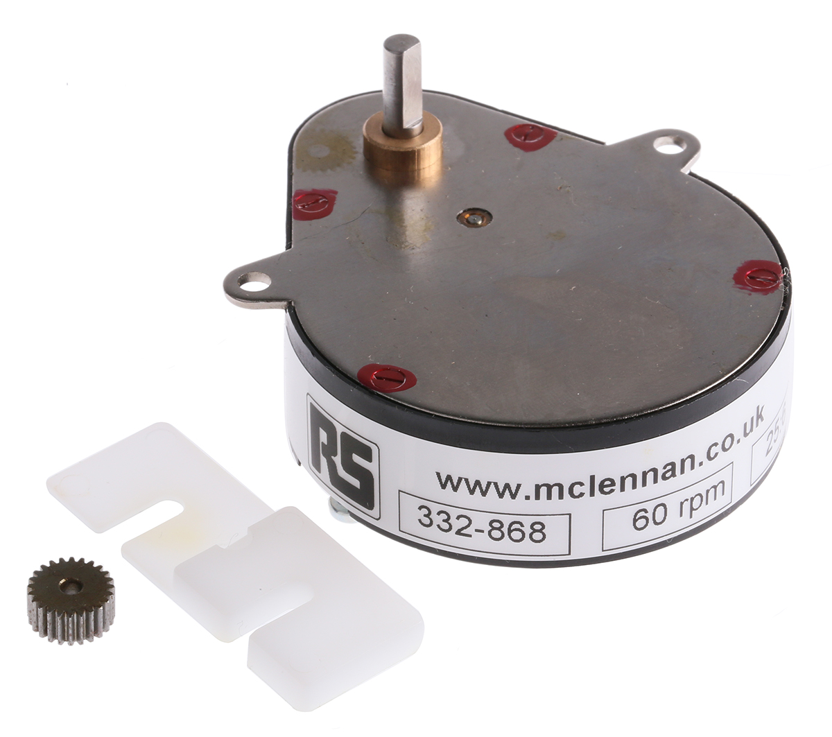 p5-g01l82 McLennan Servo Supplies Ovoid Gearbox, 25:6 Gear Ratio, 0.2 Nm Maximum Torque, 1200rpm Maximum Speed