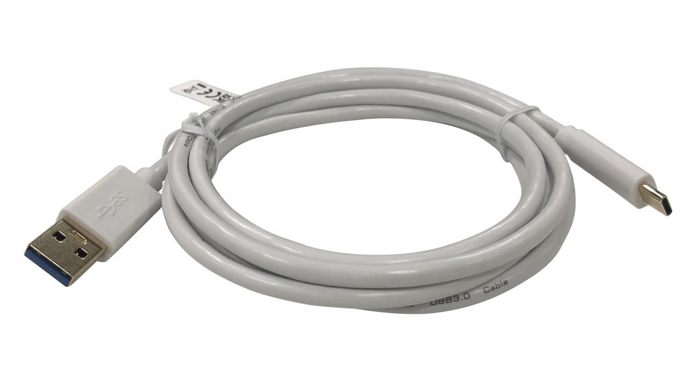 RND USB 3.1, Male USB A to Male USB C, 2m