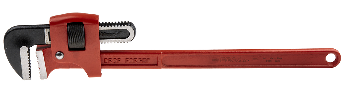 Ega-Master Pipe Wrench, 609.6 mm Overall