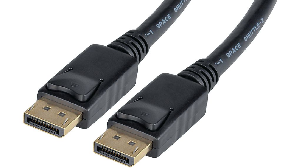 Value Male DisplayPort to Male DisplayPort  Cable, 3840 x 2160pixels, 3m