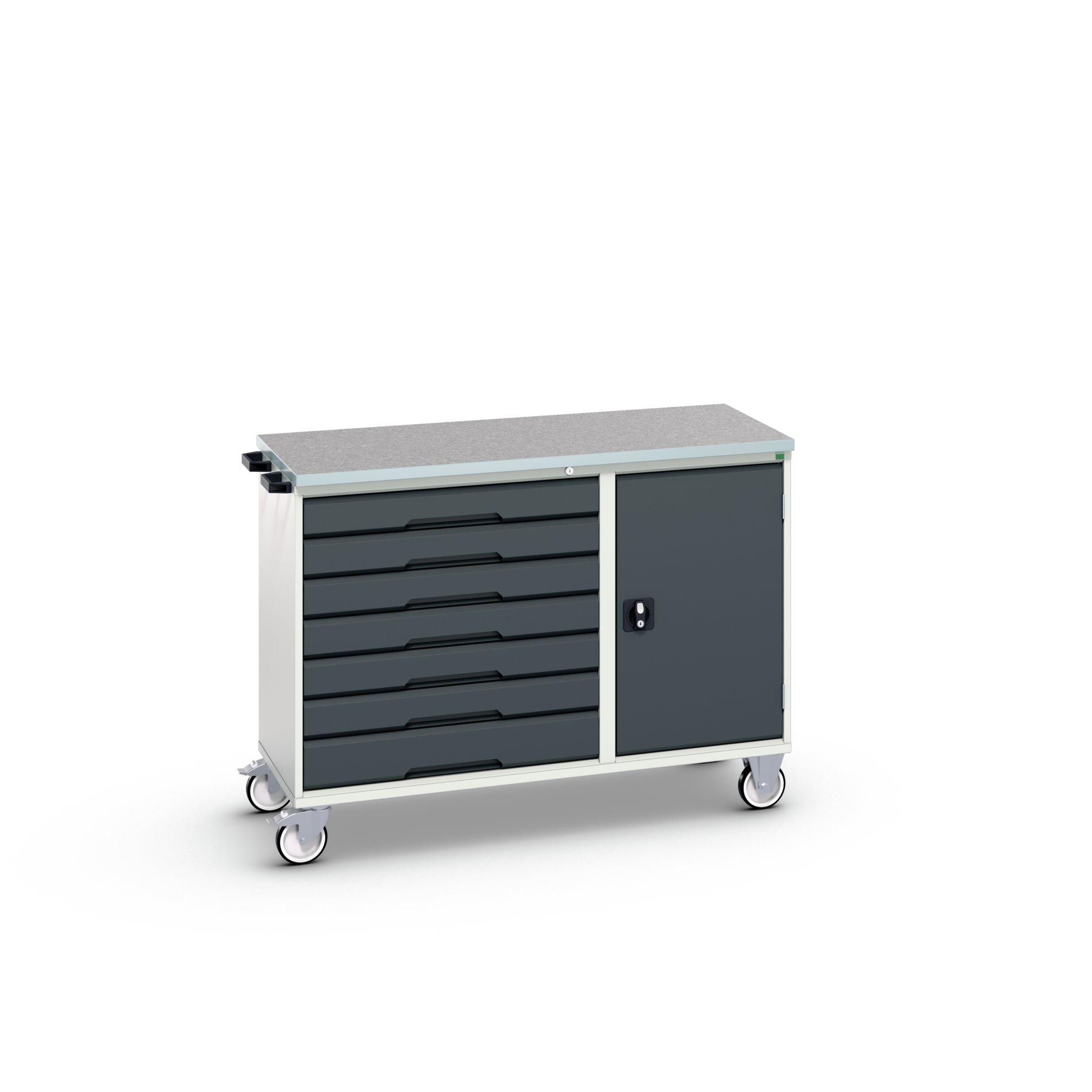 Bott Steel Trolley Trolley, 1300 x 600 x 980mm, 200kg Load