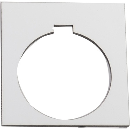 Schneider Electric Blank Legend Plate for Use with Push Button