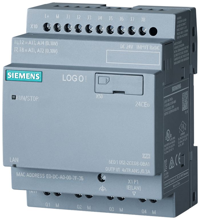 Siemens LOGO! Series Logic Module, Transistor Output, 8-Input, Analogue Input