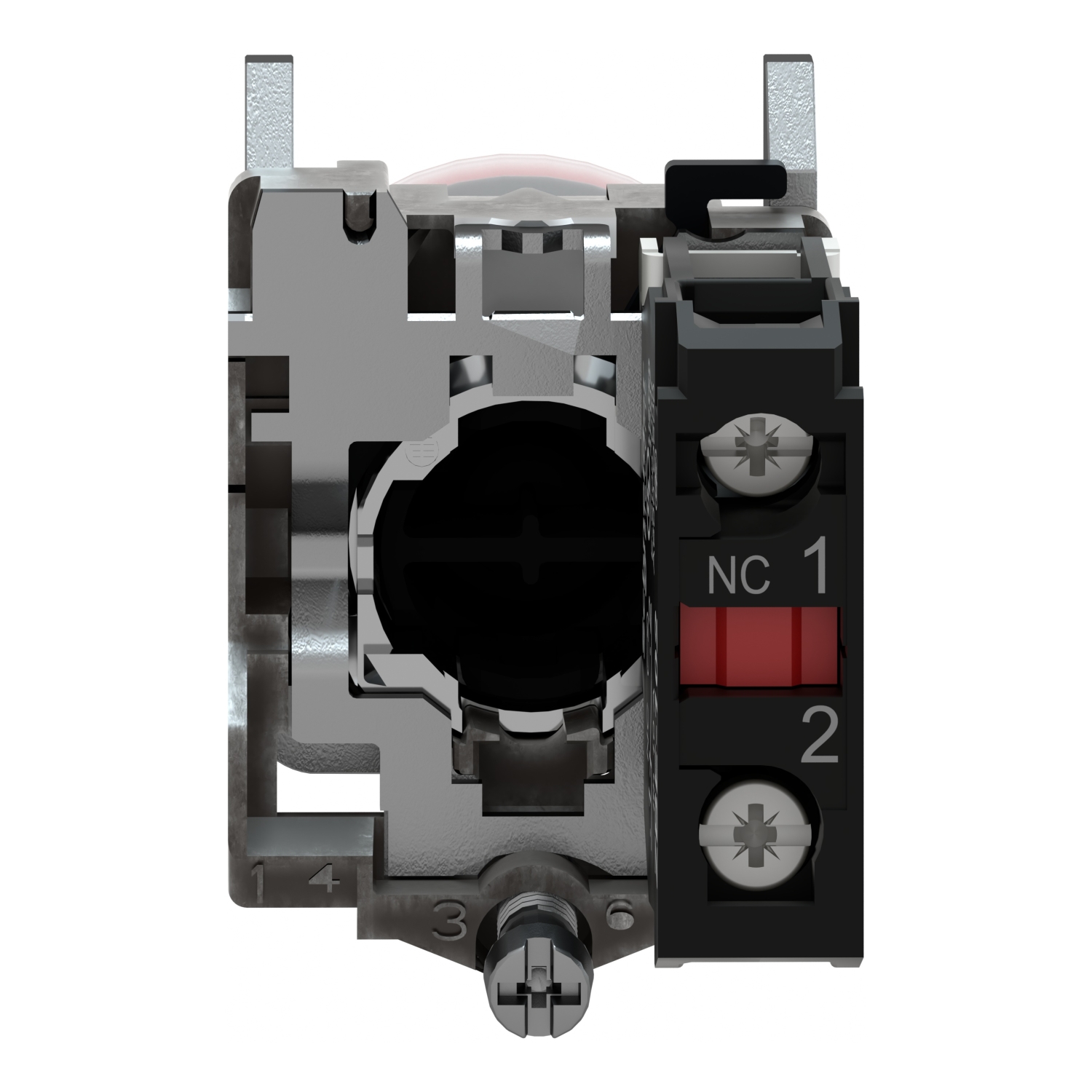 xb4bp42 Schneider Electric XB4 No Red Push Button NC Spring Return