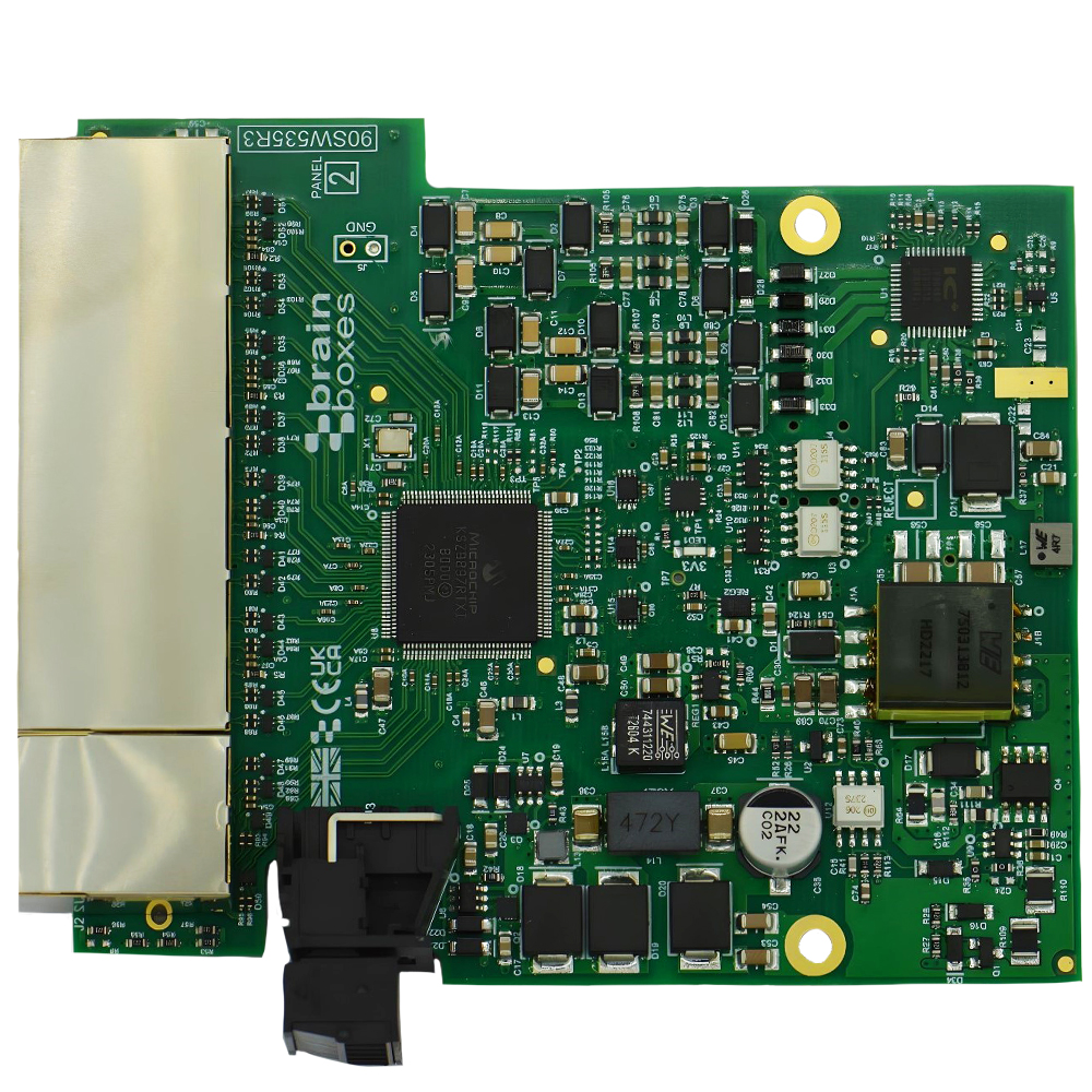 Brainboxes Industrial Ethernet Switch, 5 RJ45 Ports
