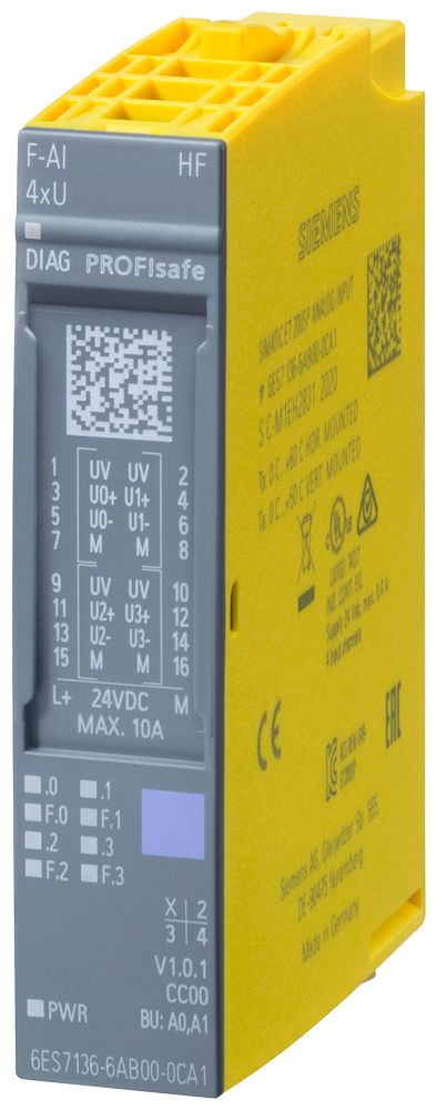 Siemens SIMATIC ET Series Input/Output Module, 4 Inputs, 24V