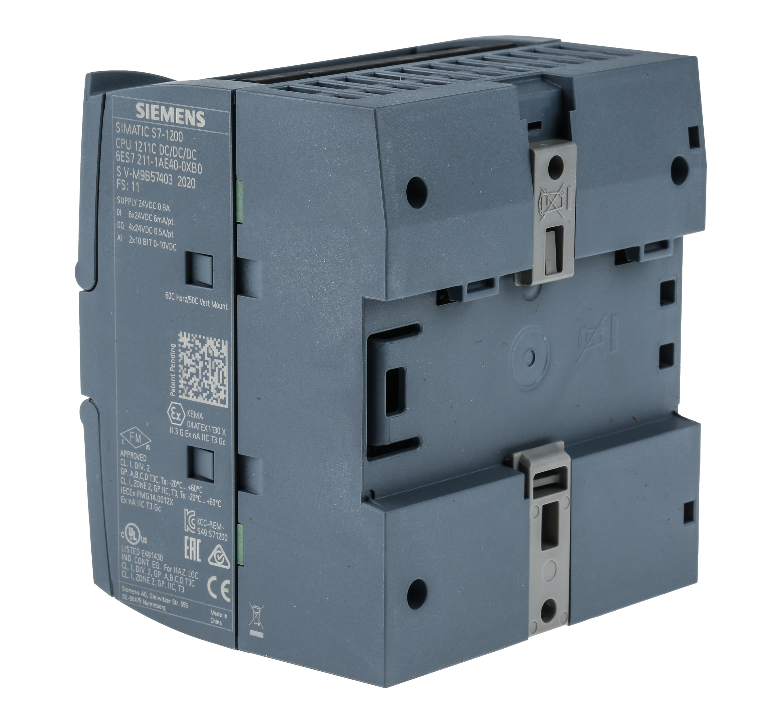 6es7211-1ae40-0xb0 Siemens SIMATIC S7-1200 Series PLC CPU, Digital, Transistor Output, 6-Input, Digital, Analogue Input