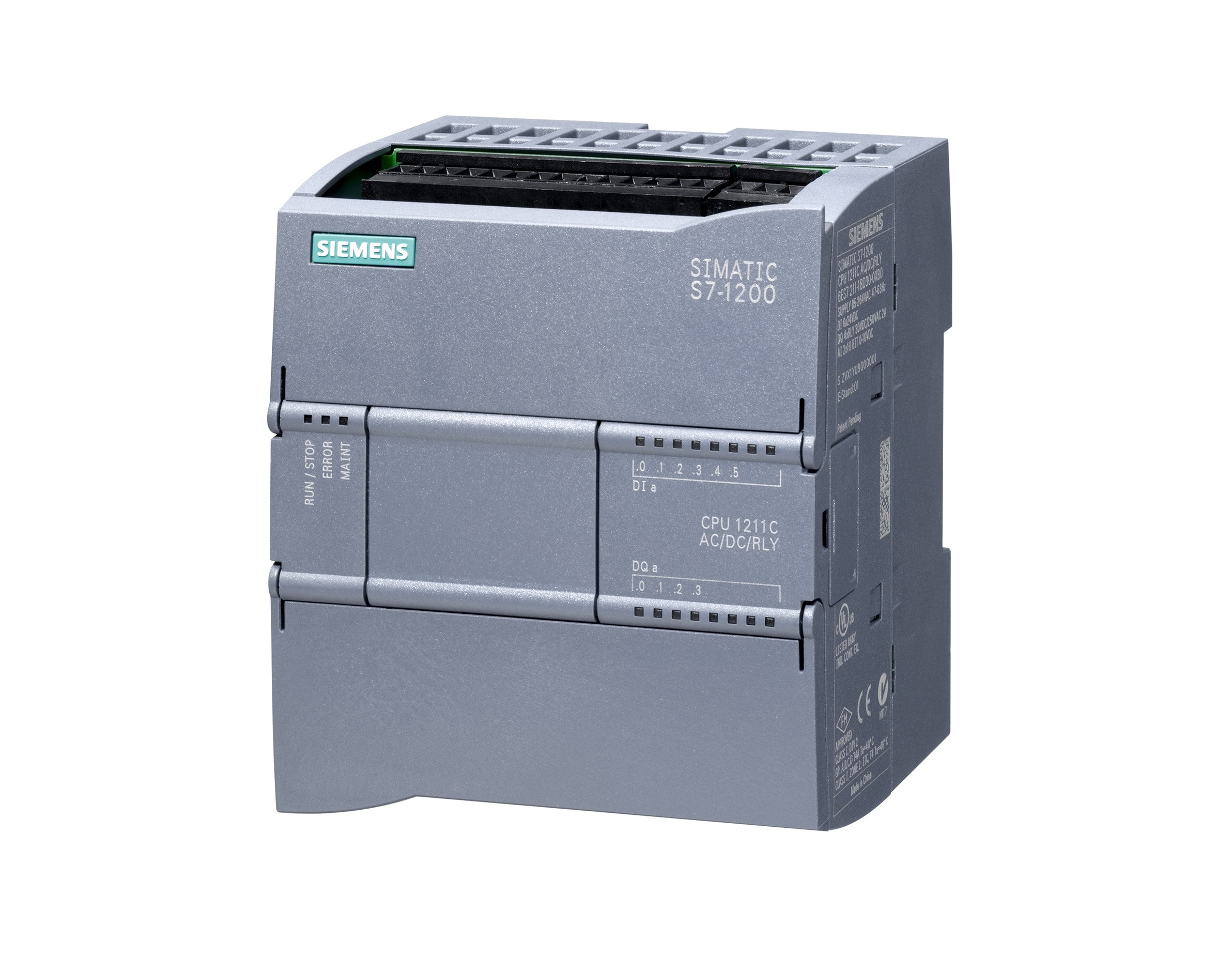 6es7211-1be40-0xb0 Siemens SIMATIC S7-1200 Series PLC CPU, Relay Output, 6-Input, Analogue Input