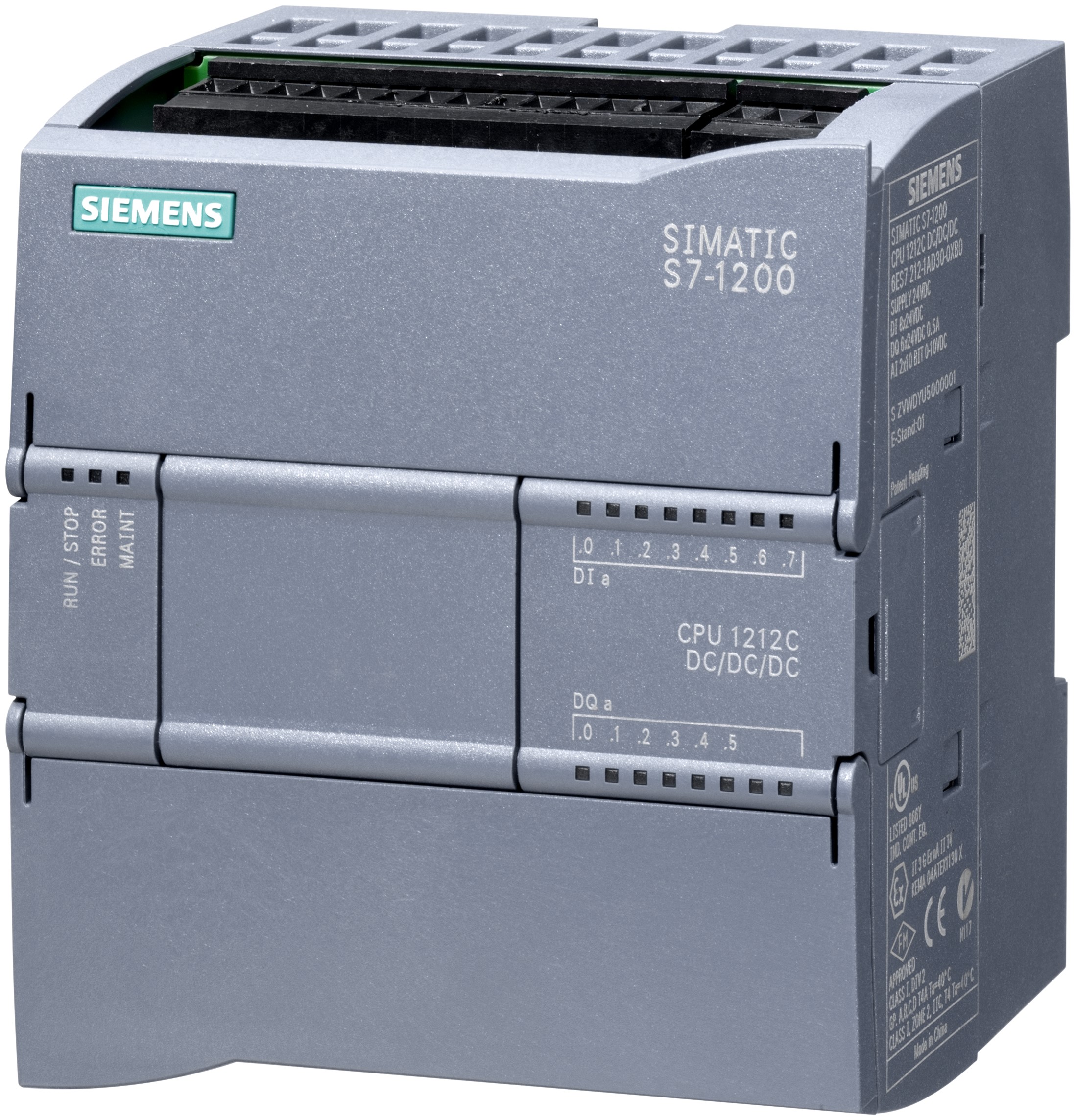 Siemens SIMATIC S7-1200 Series PLC CPU, Digital Transistor Output, 8-Input, Analogue Input