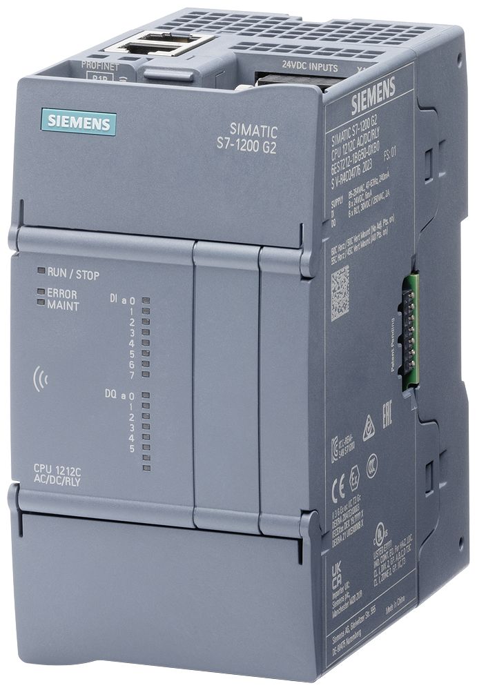 Siemens SIMATIC S7-1200 G2 Series PLC CPU, Relay Output, 8-Input, Digital Input