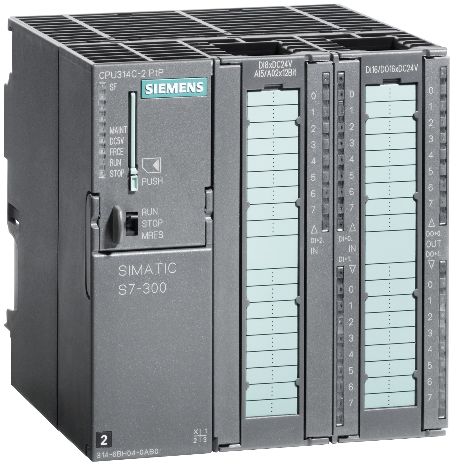 Siemens SIMATIC S7-300 Series PLC CPU, Digital, Analogue Output, 28-Input, Analogue Input