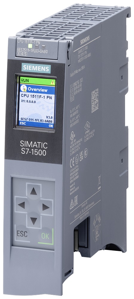 Siemens SIMATIC S7-1500F Series PLC CPU, 20-Input20 Outputs