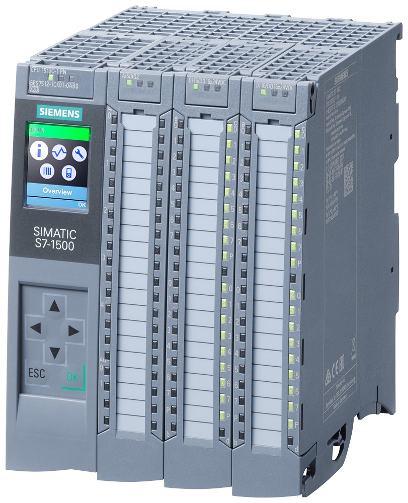 Siemens SIMATIC S7-1500 Series PLC CPU, Digital, Analogue Output, 37-Input, Analogue Input