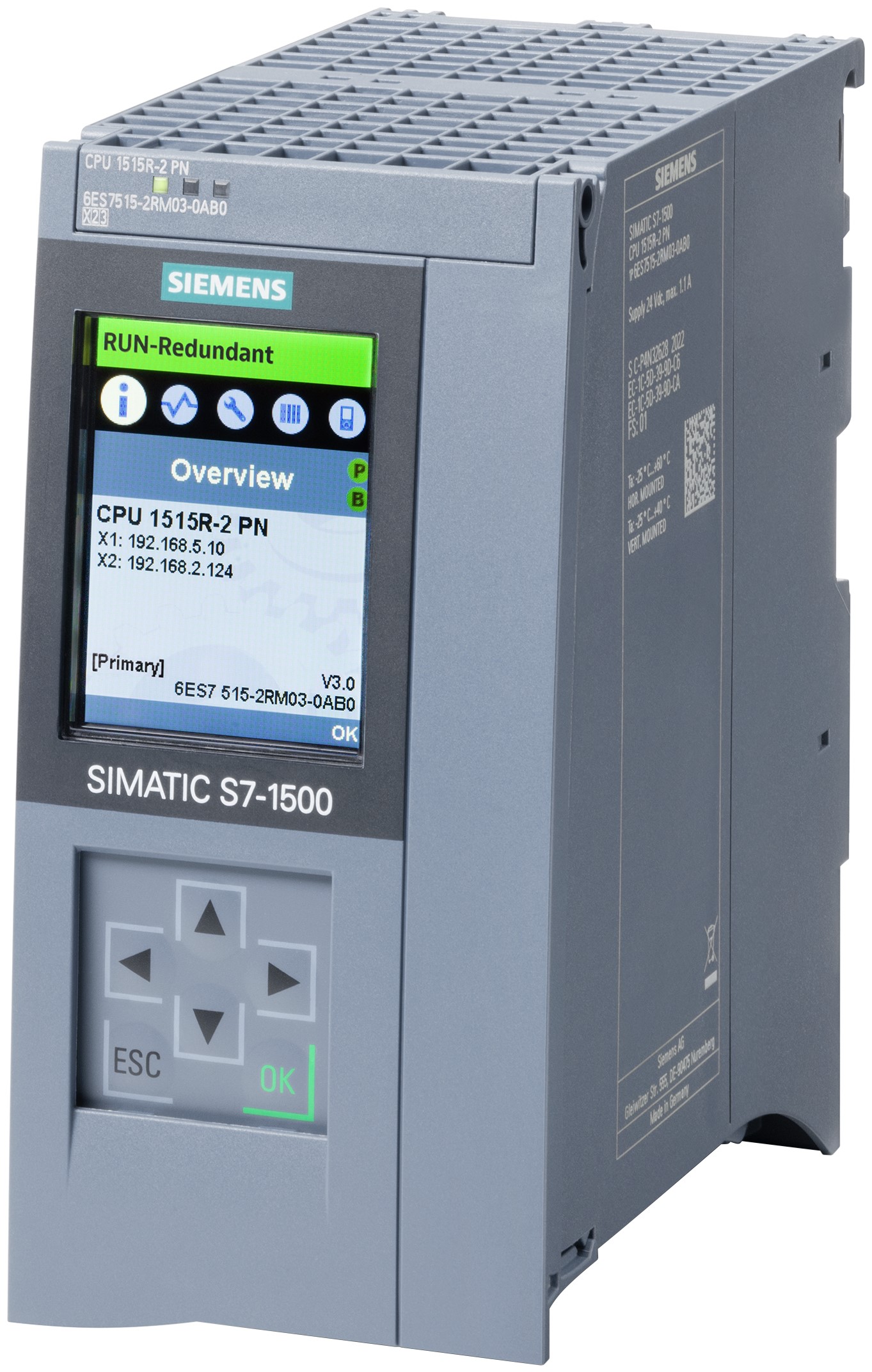 Siemens SIMATIC S7-1500R Series PLC CPU, Digital Output