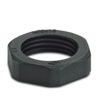 Phoenix Contact Black Counter Nut for use with Connector