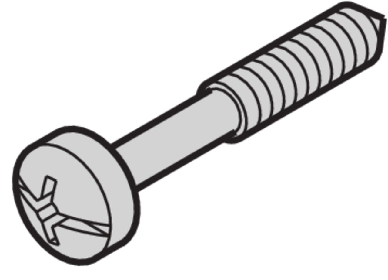 nVent SCHROFF Collar Screw, 12mm Depth