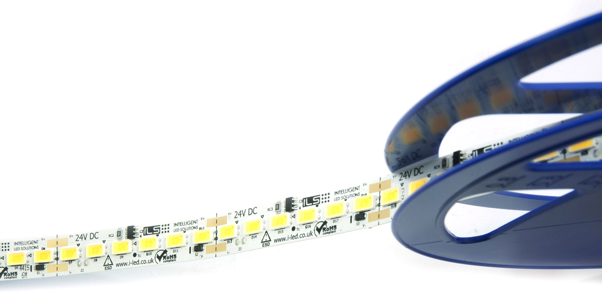 Intelligent LED Solutions 24V White LED Strip Light, 4000K Colour Temp