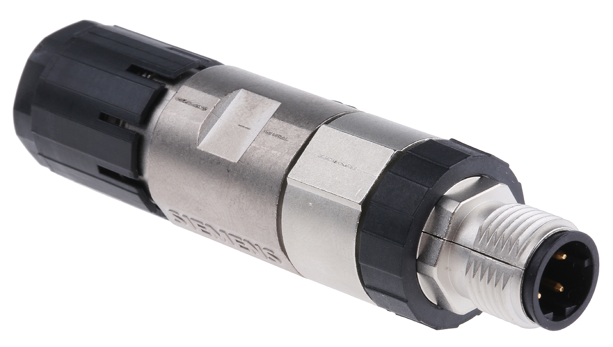 Siemens IE FC M12 Plug PRO Series Data Acquisition Connector for Use with ET 200eco Series