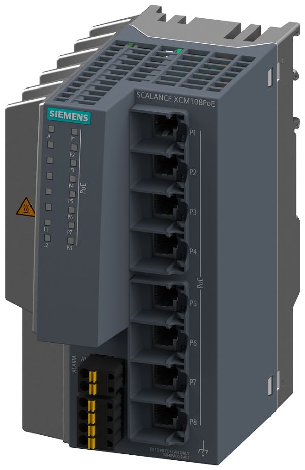 Siemens Unmanaged 8 Port Network Switch Power Over Ethernet