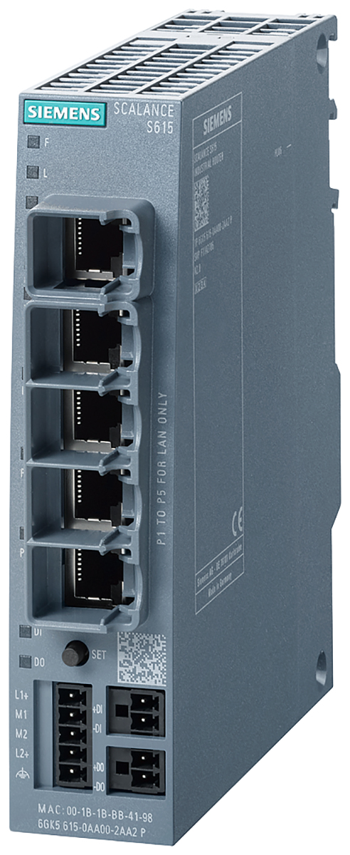 Siemens SCALANCE S615 SCALANCE S615, 5 Port