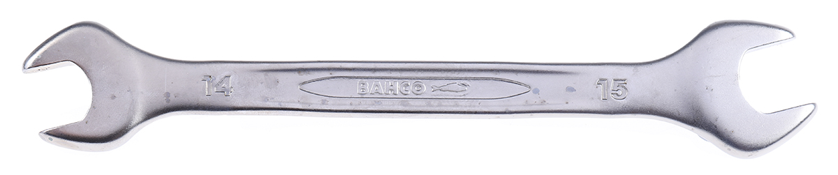 6m8c Bahco 8-Piece Spanner Set, 6 x 7 To 20 x 22 mm, Vanadium Extra Steel