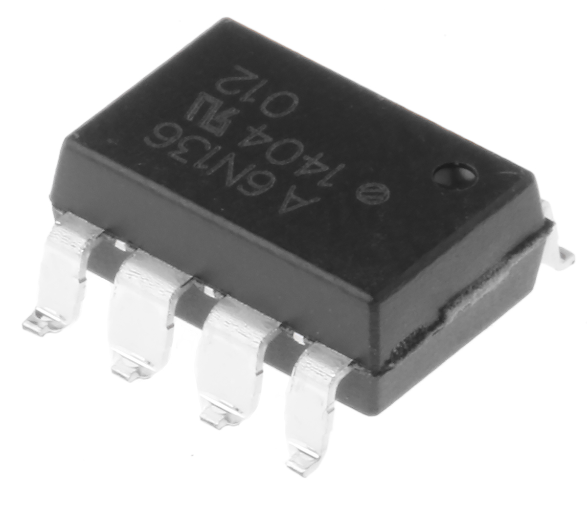 Broadcom 6N136-300E DC Input Optocoupler, Surface Mount, 8-Pin PDIP