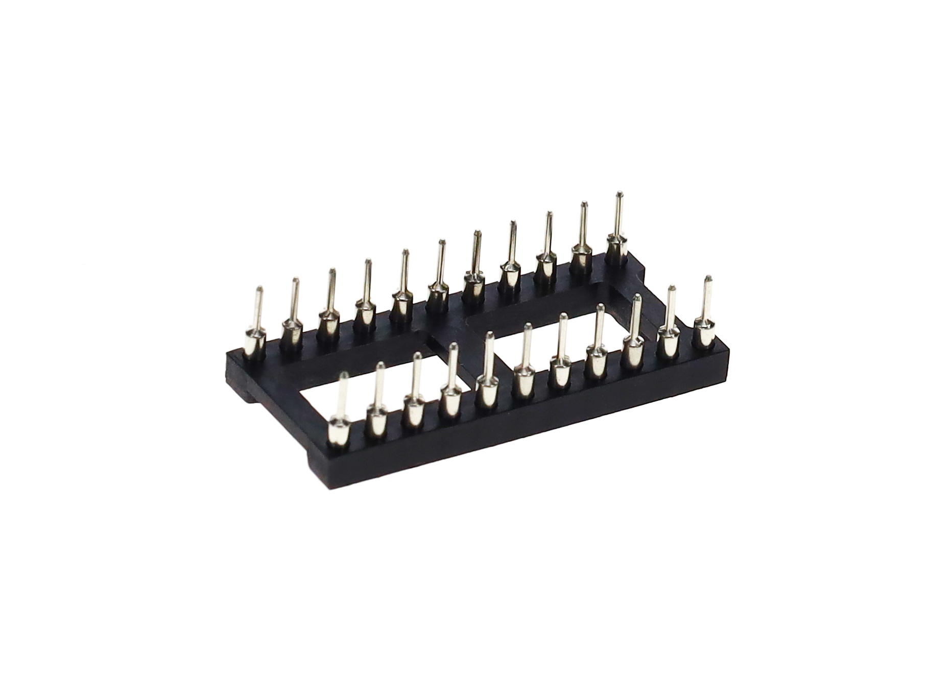 TE Connectivity 2.54 mm Pitch 22 Way Board DIP IC Socket