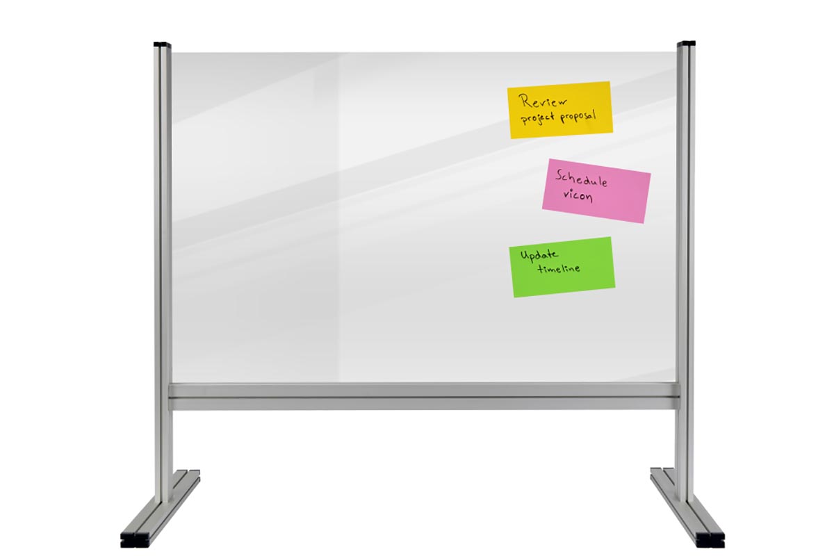 Legamaster White Office Screen, 650 mm Height, 1m Width