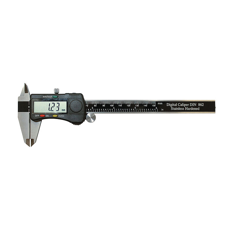 Bernstein Caliper 150 mm 0.02 Resolution, Imperial & Metric