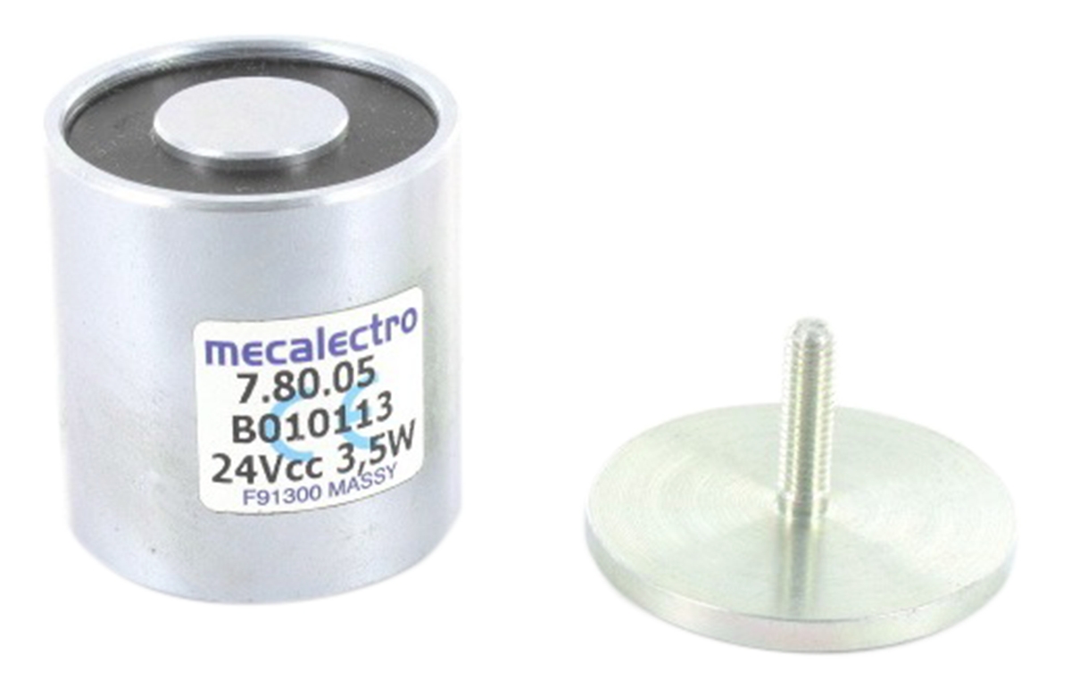 Mecalectro Holding Magnet, 120 N Holding Force 24 V dc