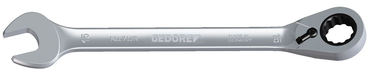 7-ur-005 Gedore 5-Piece Spanner Set, 8 to 19 mm, Vanadium Steel