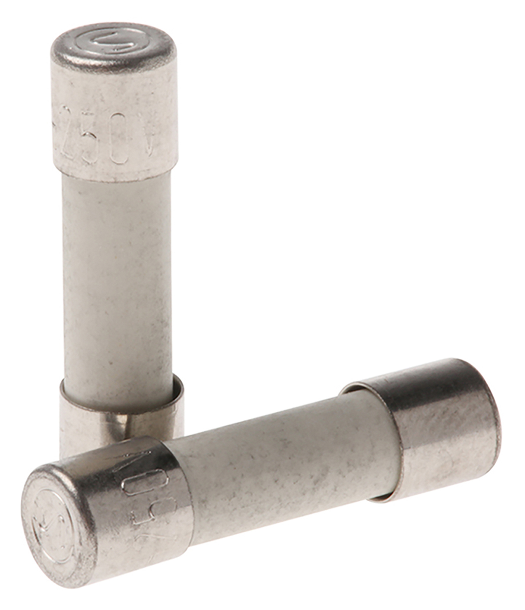 SIBA 2A F Ceramic Cartridge Fuse, 5 x 20 mm