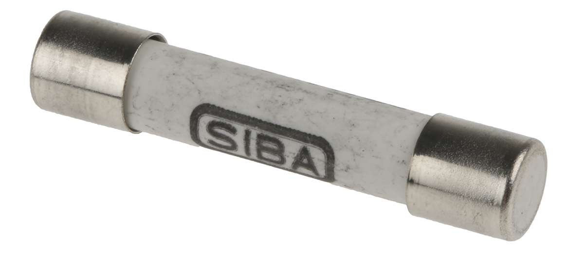 SIBA 500mA FF Ceramic Cartridge Fuse, 6.3 x 32 mm