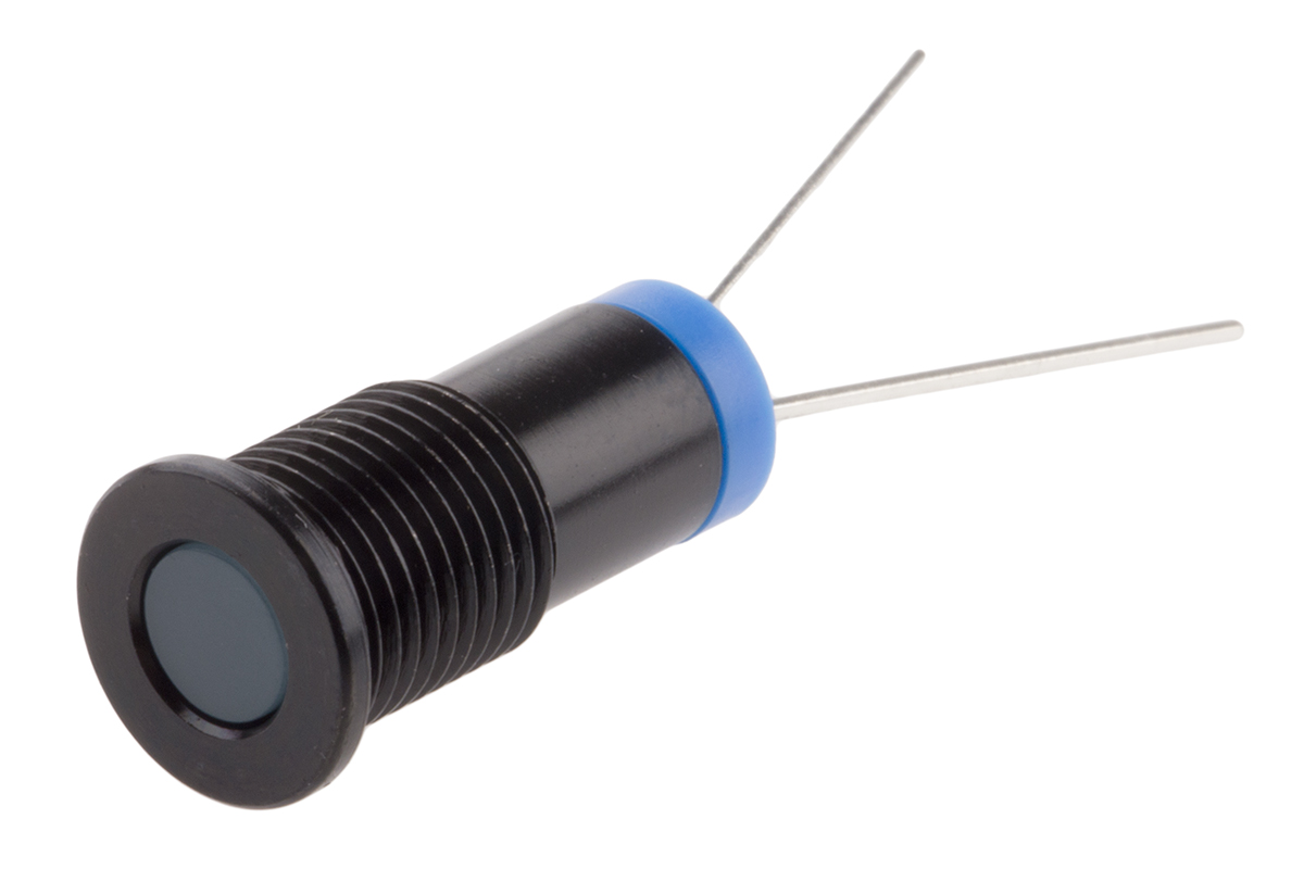 RS PRO Blue Panel Mount Indicator, 2V dc, IP67