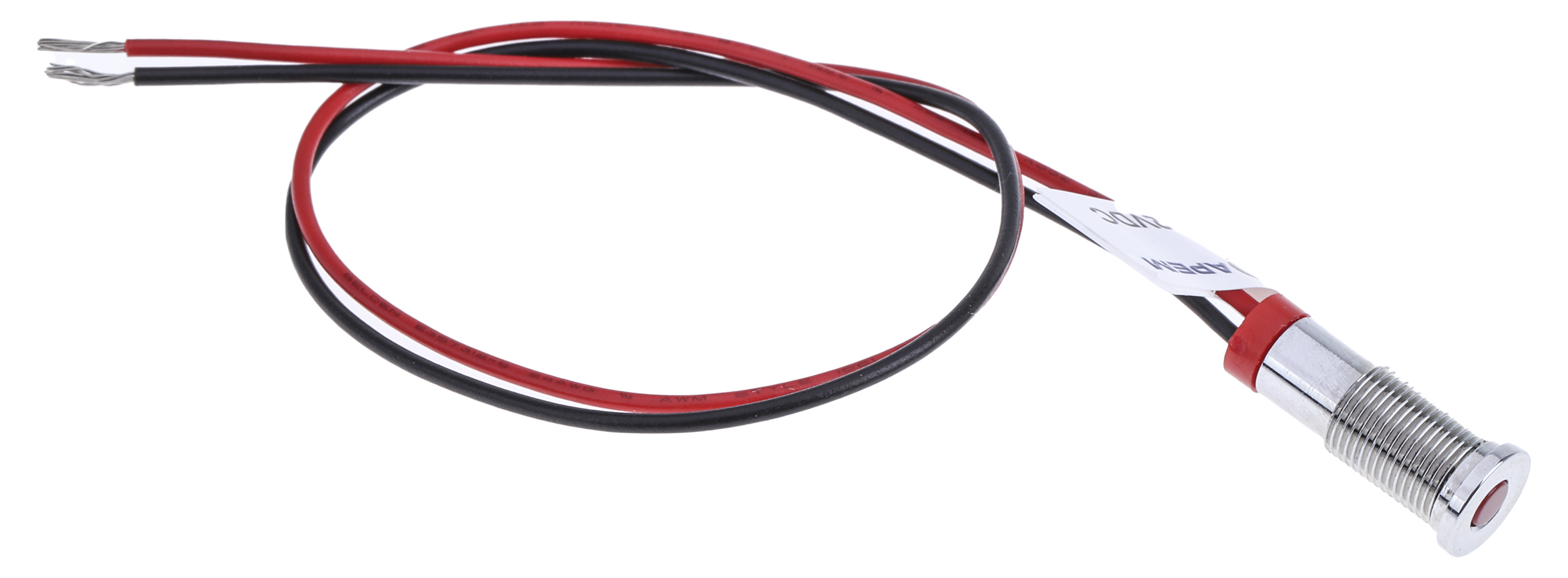 700-1791 RS PRO Red Panel Mount Indicator, 2V dc, Lead Wire Termination, IP67