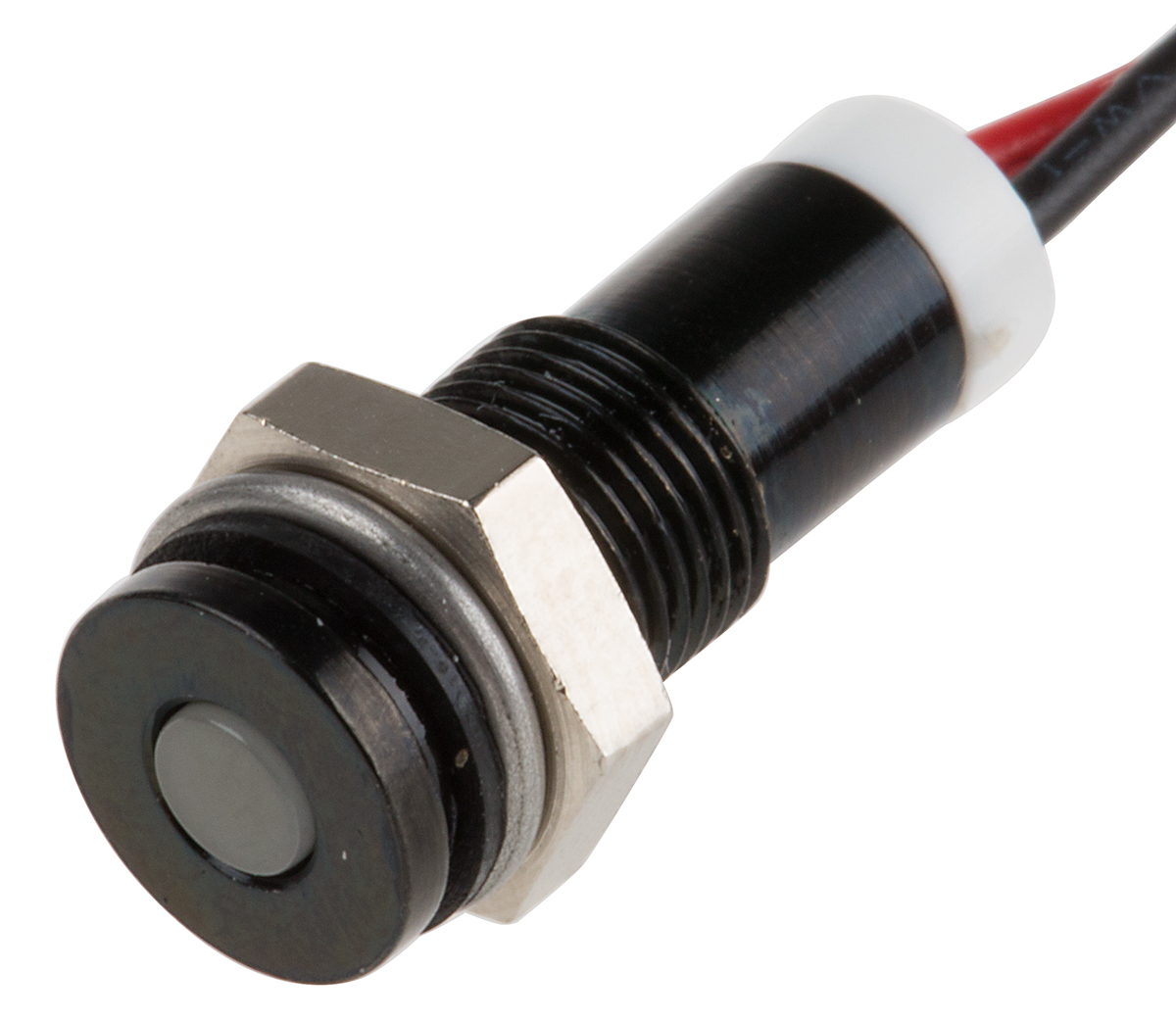 RS PRO White Panel Mount Indicator, 2V dc, Lead Wire Termination, IP67