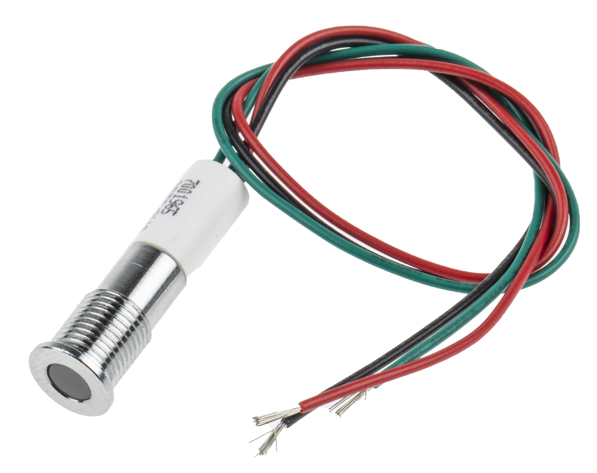 RS PRO Panel Mount Indicator, Lead Wire Termination, 8 mm