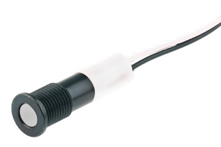 RS PRO White Panel Mount Indicator, 2V dc, Lead Wire Termination, IP67
